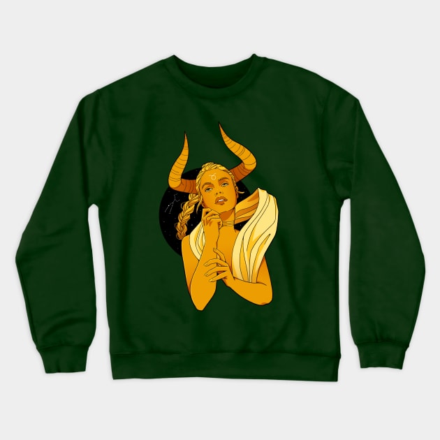 Taurus Crewneck Sweatshirt by Karothekreator